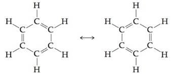 Chapter 9, Problem 9.18A, APPLY 9.18 Benzene (C6H6) has two resonance structures meaning each carbon-carbon bond is 