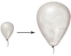 Chapter 9, Problem 9.30CP, A piece of dry ice (solid CO2) is placed inside a balloon and the balloon is tied shut. Over time, 