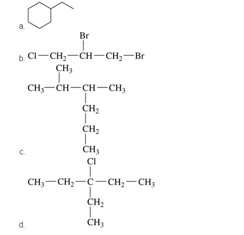 Chapter 12, Problem 12.66AQAP, Give the IUPAC name for each of the following: (12.3) 
