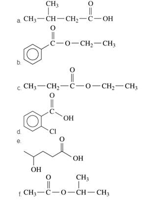 Chapter 16, Problem 16.47AQAP, Give the IUPAC and common names, if any, for each of the following compounds: (16.1, 16.4) 