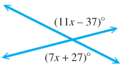 Chapter 2.5, Problem 66E, Find the measure of each marked angle. See Example 5.
66.



 
