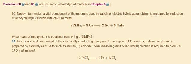 EBK CHEMISTRY FOR CHANGING TIMES, Chapter 12, Problem 60P 