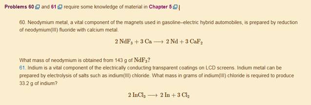 EBK CHEMISTRY FOR CHANGING TIMES, Chapter 12, Problem 61P 