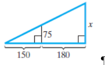 Chapter 9.3, Problem 29E, In each diagram, there are two similar triangles. Find the unknown measurement in each. (Hint: In 