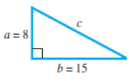 Chapter 9.3, Problem 43E, In Exercises 43-50, a and h represent the two legs of a right triangle, and c represents the 