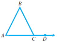 Chapter 9.3, Problem 9E, Exercises 7-10 refer to the given figure, which includes an isosceles triangle with AB = BC. If B 