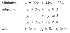 Chapter 4, Problem 26RE, Convert each problem into a maximization problem and then solve each problem using both the dual 