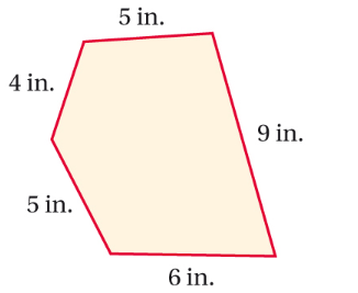 Chapter 1.2, Problem 5DE, Find the perimeter of each figure. GS 