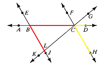 McDougal Littell Jurgensen Geometry: Student Edition Geometry, Chapter 3.1, Problem 13WE , additional homework tip  2
