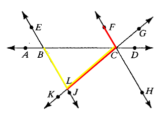 McDougal Littell Jurgensen Geometry: Student Edition Geometry, Chapter 3.1, Problem 15WE , additional homework tip  2