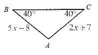 McDougal Littell Jurgensen Geometry: Student Edition Geometry, Chapter 4.4, Problem 5WE 