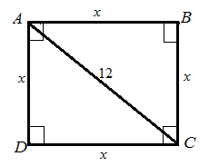 the length of side of square. | bartleby