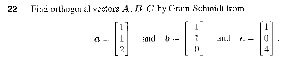 Introduction to Linear Algebra, Fifth Edition, Chapter 4.4, Problem 22PS , additional homework tip  2