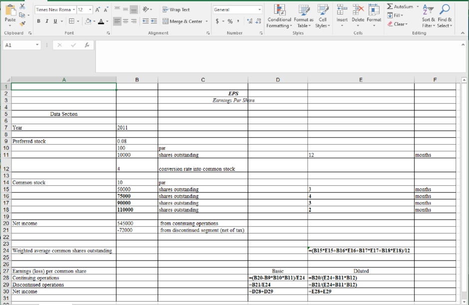 Excel Applications for Accounting Principles, Chapter 13, Problem 1R , additional homework tip  2