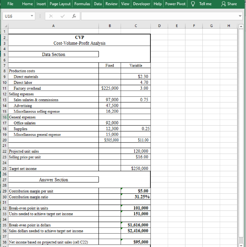 Excel Applications for Accounting Principles, Chapter 18, Problem 1R 
