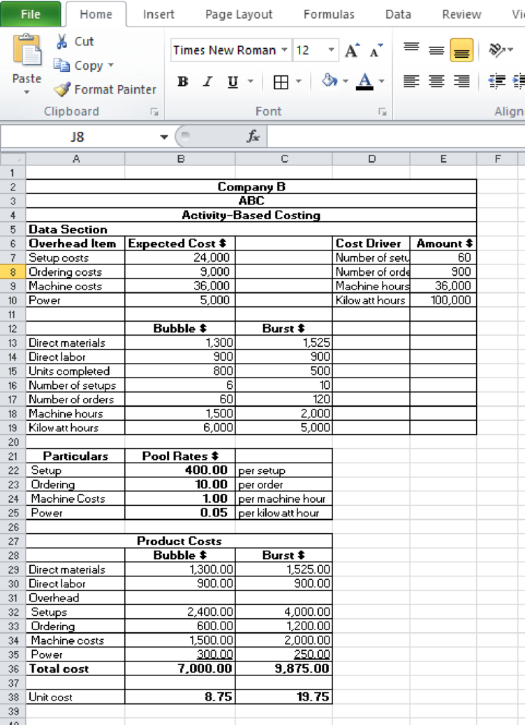 Excel Applications for Accounting Principles, Chapter 20, Problem 1R 