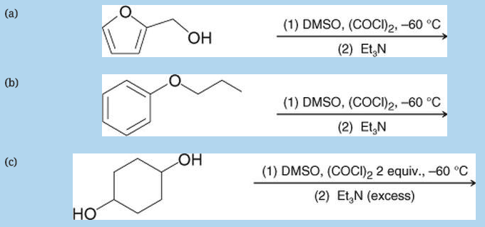 Chapter 12, Problem 4PP, PRACTICE PROBLEM
12.4 What oxidation product would result from each of the following reactions?


 