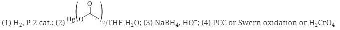 Chapter 16, Problem 3Q, Which reaction sequence could be used to convert (a) O3,thenMe2S,thenAlcl3,then (b) (c) (d) , example  3