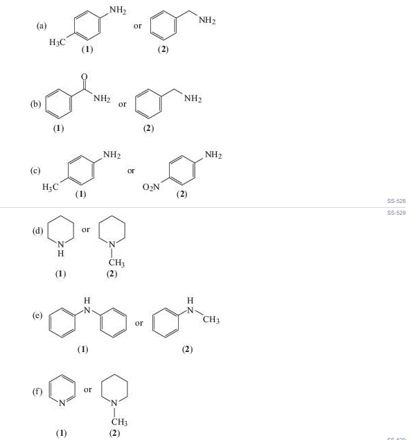 Chapter 20, Problem 5Q, 20.5 Select the stronger base from each pair (in aqueous solution):

 