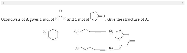 Chapter 8, Problem 5Q, 8.5 A compound whose formula is C6H10 (Compound A) reacts with H2/Pt in excess to give a product 