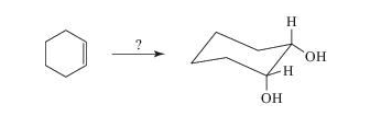 Chapter 8, Problem 7Q, 8.7 Which reaction sequence converts cyclohexene to cis-1,2-cyclohexanediol? That is,


(a) , example  1