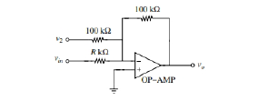 Chapter 1, Problem 24P, The output voltage, v0, of the Op-Amp circuit shown in Fig. P1.24 satisfies the relationship 