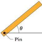 Chapter 10, Problem 81P, GO The thin uniform rod in Fig. 10-53 has length 2.0 m and can pivot about a horizontal, 