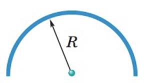 Chapter 13, Problem 99P, A thin rod with mass M = 5.00 kg is bent in a semicircle of radius R = 0.650 m Fig. 13-56. a What is 