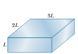 Chapter 26, Problem 3Q, Figure 26-17 shows a rectangular solid conductor of edge lengths L, 2L, and 3L. A potential 