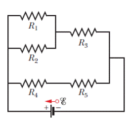 Chapter 27, Problem 101P, In Fig. 27-82, an ideal battery of emf  = 12.0 V is connected to a network of resistances R1= 6.00 , 