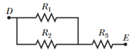 Chapter 27, Problem 24P, In Fig. 27-36, R1 = R2 = 4.00  and R3 = 2.50 . Find the equivalent resistance between points D and 