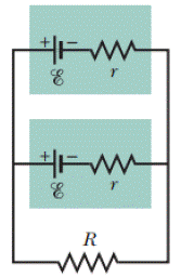 Chapter 27, Problem 40P, GO Two identical batteries of emf  = 12.0 V and internal resistance r = 0.200  are to be connected , example  1