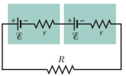 Chapter 27, Problem 40P, GO Two identical batteries of emf  = 12.0 V and internal resistance r = 0.200  are to be connected , example  2