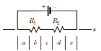 Chapter 27, Problem 4Q, In Fig. 27-19, a circuit consists of a battery and two uniform resistors, and the section lying 