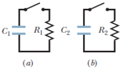 Chapter 27, Problem 66P, Figure 27-67 display two circuits with a charged capacitor that is to be discharged through a 