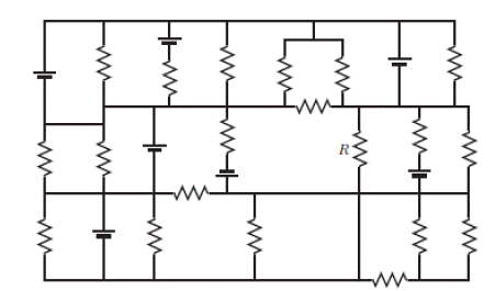 Chapter 27, Problem 6Q, Res-monster maze. In Fig. 27-21, all the resistors have a resistance of 4.0  and all the ideal 