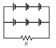 Chapter 27, Problem 70P, GO Each of the six real batteries in Fig. 27-68 has an emf of 20 V and a resistance of 4.0 . a What 