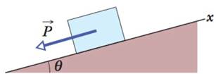 Chapter 6, Problem 17P, In Fig. 6-24, a force P acts on a block weighing 45 N. The block is initially at rest on a plane 