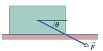 Chapter 6, Problem 9P, GO A 3.5 kg block is pushed along a horizontal floor by a force F of magnitude 15 N at an angle  = 