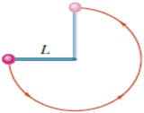 Chapter 8, Problem 4P, Figure 8-31 shows a ball with mass m = 0.341 kg attached to the end of a thin rod with length L = 