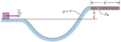 Chapter 8, Problem 57P, GO In Fig. 8-54, a block slides along a track from one level to a higher level after passing through 