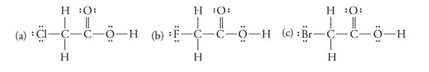 Chapter 15, Problem 15PE, How would you expect the acidities of the following molecules to compare? (Hint. How does the 
