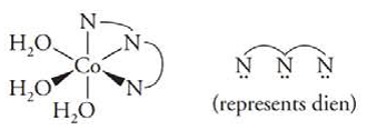 Chapter 21, Problem 70RQ, Isomers of Metal Complexes
*21.70 Below is a structure for one of the isomers of the complex  . Are 