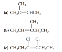 Chapter 22, Problem 102RQ, 22.102 Write the structures of the cis and tram isomers, if any, for the following compounds:

 