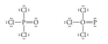 Chapter 8, Problem 126RQ, 8.126 Are the following Lewis structures considered to be resonance structures? Explain. Which is 