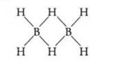 Chapter 9, Problem 144RQ, The structure of the diborane molecule, B2H6, is sometimes drawn as There are not enough valence 