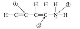 Chapter 9, Problem 21PE, Practice Exercise 9.21
Consider the molecule below. What kind of hybrid orbitals arc used by atoms 