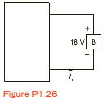 Chapter 1, Problem 26P, Element B in the diagram in Fig. Pl.26 supplies 72 W of power. Calculate Ix. 
