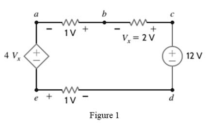 Chapter 2, Problem 25P, Find Vad and Vce in the circuit in Fig. P2.25. 