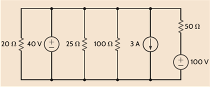 Chapter 2, Problem 2FE.6TP, Find the power supplied by the 40-V source in the circuit in Fig. 2PFE-6. a. 120Wc. 212W b. 232Wd. 